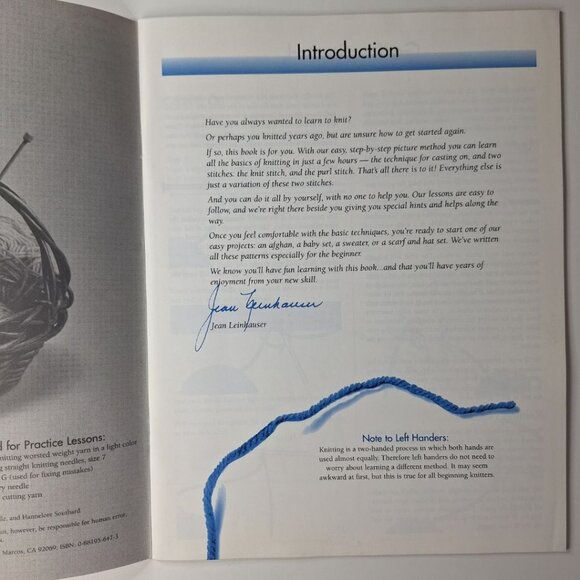 Learn To Knit Just One Day Easy Beginner Start School Needlework Guide Creative - Picture 6 of 11